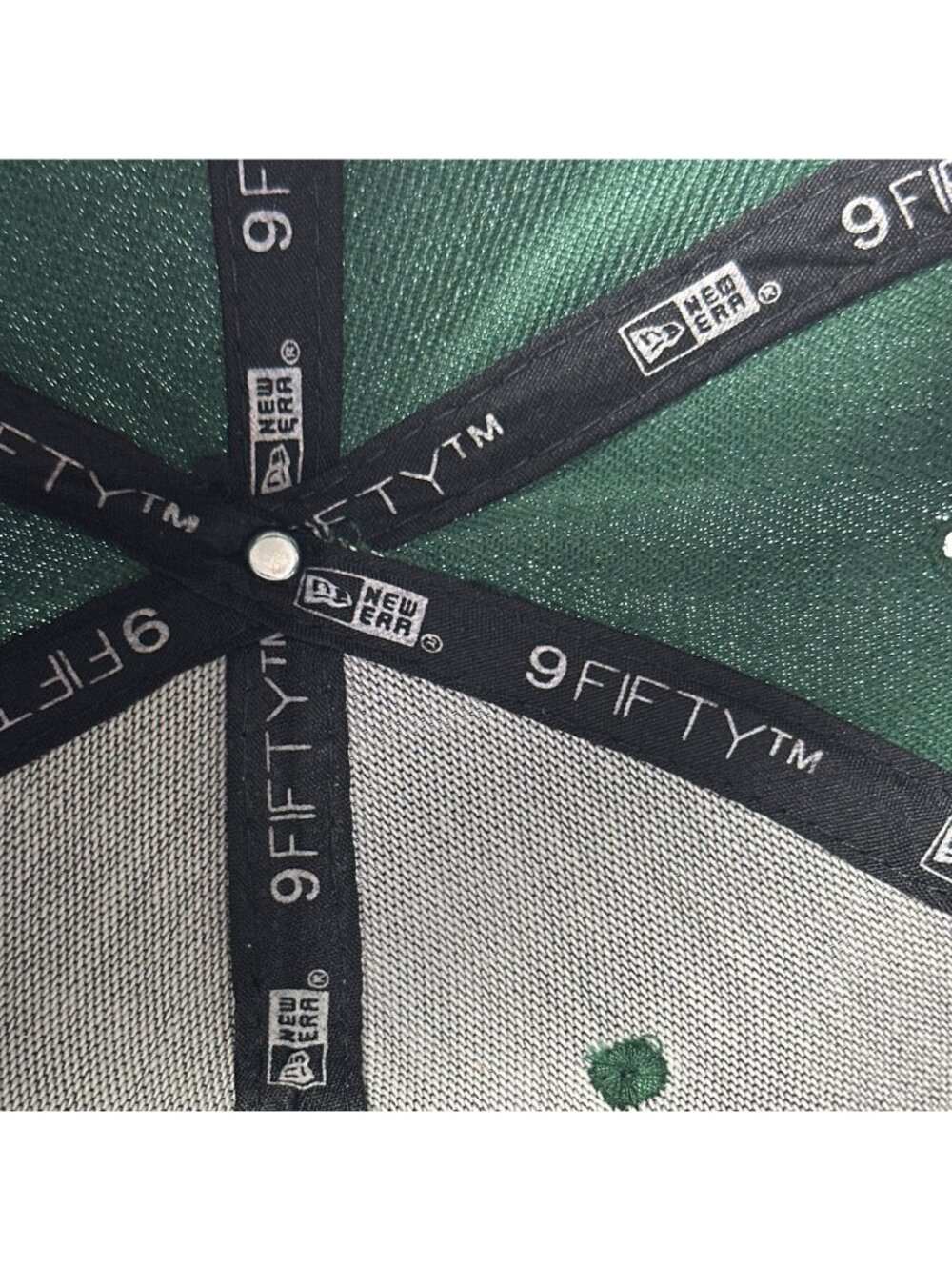 New Era New York Jets Green NFL 9FIFTY  Snapback Cap Hat NWT Flat Brim - Picture 9 of 10